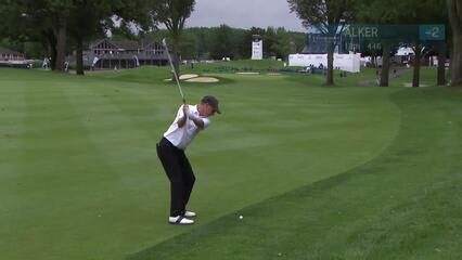 Steven Alker | Round 1 | 18th hole | Shot 2 | 2025 Kaulig Co. Championship