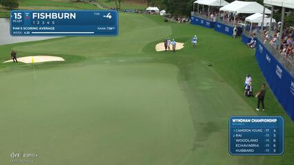 Patrick Fishburn | Round 3 | 15th hole | Shot 3 | 2025 Wyndham