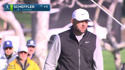 Scottie Scheffler | Round 1 | 5th hole | Shot 4 | 2026 The Genesis