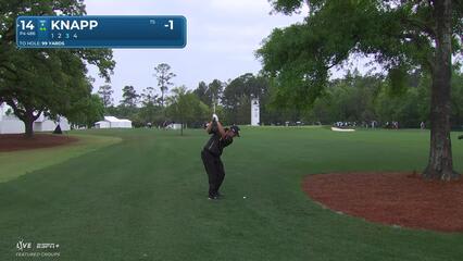 Jake Knapp | Round 1 | 14th hole | Shot 3 | 2025 Houston Open