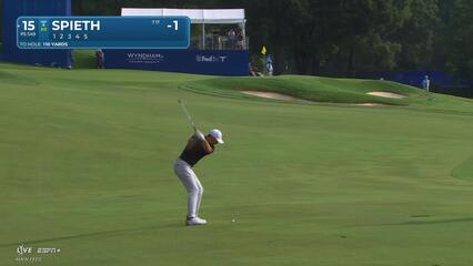 Jordan Spieth | Round 1 | 15th hole | Shot 3 | 2025 Wyndham