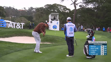 Hideki Matsuyama | Round 3 | 2nd hole | Shot 3 | 2026 AT&T Pebble Beach
