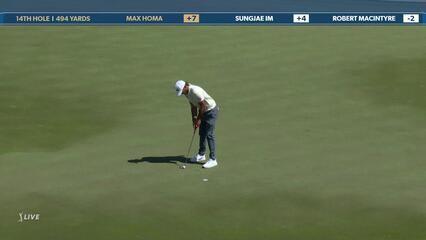 Max Homa | Round 1 | 14th hole | Shot 5 | 2025 THE PLAYERS