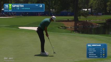 Jordan Spieth | Round 1 | 15th hole | Shot 5 | 2026 RBC Heritage