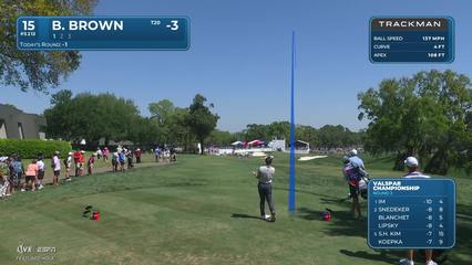 Blades Brown | Round 3 | 15th hole | Shot 1 | 2026 Valspar