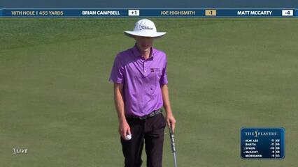 Joe Highsmith | Round 2 | 18th hole | Shot 4 | 2025 THE PLAYERS