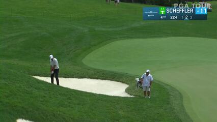 Scottie Scheffler | 2021 the Memorial | Round 4 | 4th hole | Shot 2