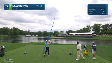 Robert MacIntyre | Round 3 | 17th hole | Shot 1 | 2026 Truist Championship