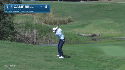 Brian Campbell | Round 1 | 7th hole | Shot 2 | 2025 Mexico Open