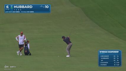 Mark Hubbard | Round 2 | 6th hole | Shot 2 | 2025 Wyndham