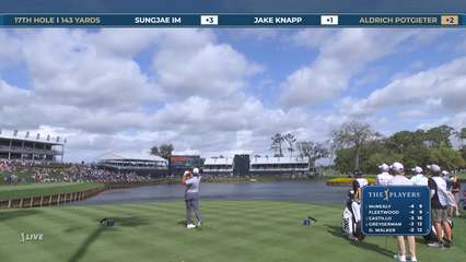 Aldrich Potgieter | Round 1 | 17th hole | Shot 1 | 2026 THE PLAYERS