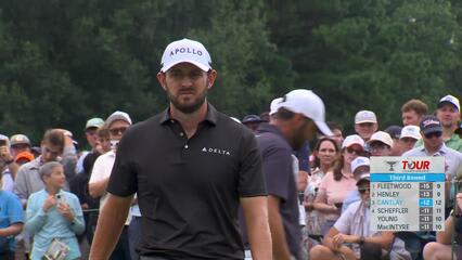 Patrick Cantlay | Round 3 | 12th hole | Shot 4 | 2025 TOUR Championship