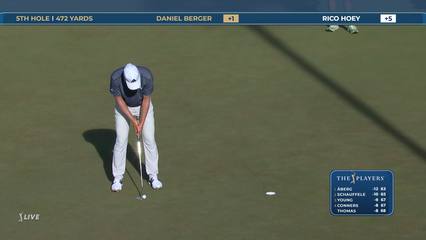 Daniel Berger | Round 3 | 5th hole | Shot 4 | 2026 THE PLAYERS