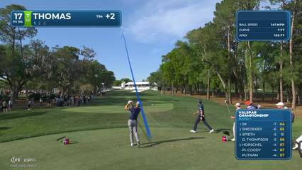 Justin Thomas | Round 1 | 17th hole | Shot 1 | 2026 Valspar