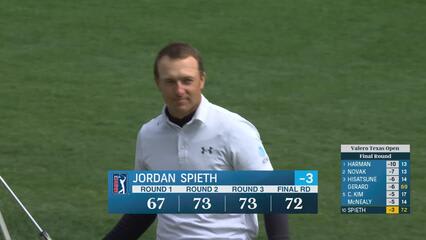 Jordan Spieth | Round 4 | 18th hole | Shot 5 | 2025 Valero
