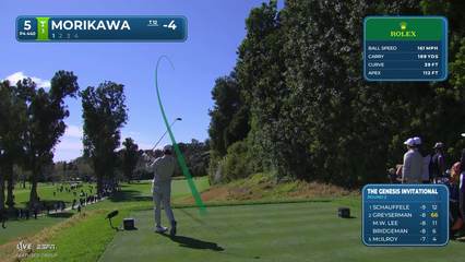 Collin Morikawa | Round 2 | 5th hole | Shot 1 | 2026 The Genesis