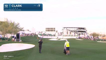 Wyndham Clark | Round 2 | 10th hole | Shot 2 | 2025 WM Phoenix Open