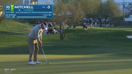 Keith Mitchell | Round 2 | 10th hole | Shot 3 | 2026 WM Phoenix Open