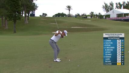 Lucas Glover | Round 2 | 10th hole | Shot 2 | 2024 Butterfield Bermuda