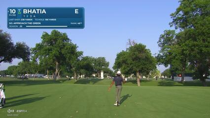 Akshay Bhatia | Round 1 | 10th hole | Shot 2 | 2025 Charles Schwab