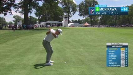 Collin Morikawa | Round 3 | 10th hole | Shot 2 | 2025 Rocket Classic