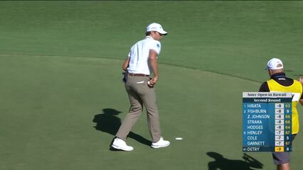Thomas Detry | Round 2 | 18th hole | Shot 4 | 2025 Sony Open
