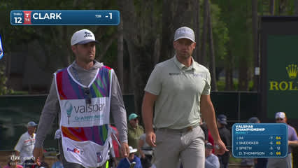 Wyndham Clark | Round 1 | 12th hole | Shot 4 | 2026 Valspar