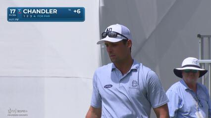 Will Chandler | Round 4 | 17th hole | Shot 5 | 2025 Charles Schwab