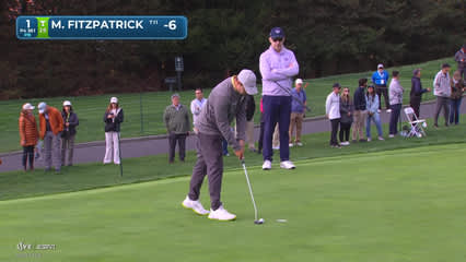 Matt Fitzpatrick | Round 2 | 1st hole | Shot 4 | 2026 AT&T Pebble Beach