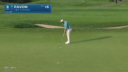 Matthieu Pavon | Round 4 | 8th hole | Shot 3 | 2025 Genesis