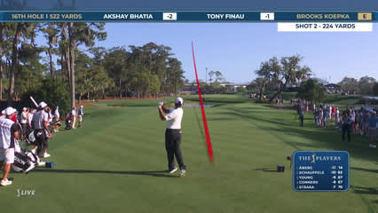 Tony Finau | Round 2 | 16th hole | Shot 1 | 2026 THE PLAYERS