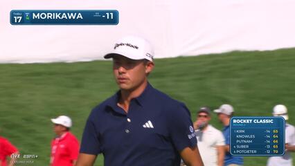 Collin Morikawa | Round 2 | 17th hole | Shot 4 | 2025 Rocket Classic