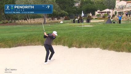 Taylor Pendrith | Round 3 | 2nd hole | Shot 3 | 2025 AT&T Pebble Beach