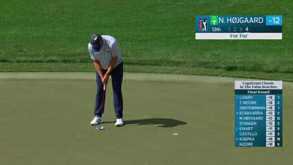 Nicolai Højgaard | Round 4 | 13th hole | Shot 5 | 2026 Cognizant Classic