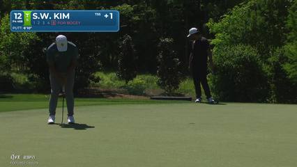 Si Woo Kim | Round 4 | 12th hole | Shot 5 | 2026 Truist Championship