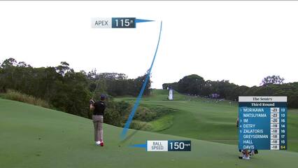 Thomas Detry | Round 3 | 15th hole | Shot 2 | 2025 The Sentry