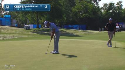 Johnny Keefer | Round 1 | 13th hole | Shot 3 | 2026 Zurich Classic