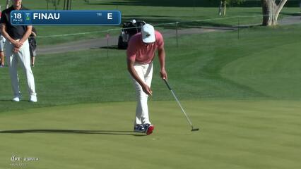 Tony Finau | Round 1 | 18th hole | Shot 4 | 2025 The American Express