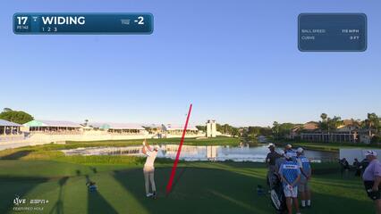 Tim Widing | Round 2 | 17th hole | Shot 1 | 2025 Cognizant Classic