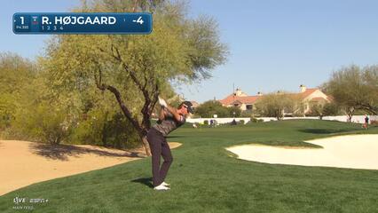 Rasmus Højgaard | Round 1 | 1st hole | Shot 2 | 2025 WM Phoenix Open