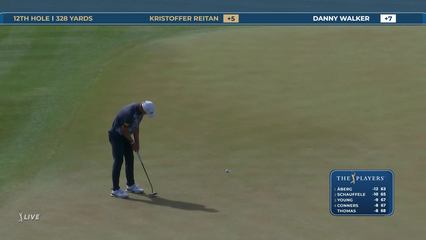 Kristoffer Reitan | Round 3 | 12th hole | Shot 3 | 2026 THE PLAYERS