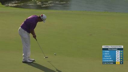 Hideki Matsuyama | Round 1 | 18th hole | Shot 4 | 2026 Cadillac
