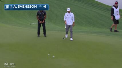 Adam Svensson | Round 2 | 15th hole | Shot 3 | 2025 Houston Open