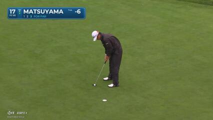Hideki Matsuyama | Round 3 | 17th hole | Shot 3 | 2025 AT&T Pebble Beach