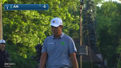 Byeong Hun An | Round 4 | 1st hole | Shot 3 | 2025 Rocket Classic