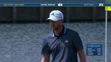 Daniel Berger | Round 3 | 16th hole | Shot 4 | 2026 THE PLAYERS