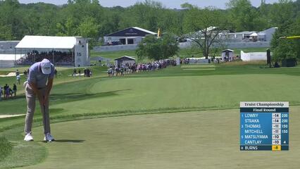 Sam Burns | Round 4 | 1st hole | Shot 3 | 2025 Truist Championship