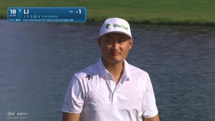 Haotong Li | Round 1 | 18th hole | Shot 5 | 2025 3M Open