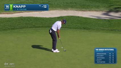 Jake Knapp | Round 4 | 16th hole | Shot 3 | 2026 The Genesis