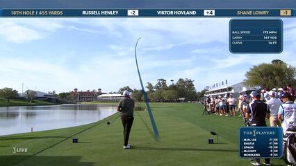 Shane Lowry | Round 2 | 18th hole | Shot 1 | 2025 THE PLAYERS